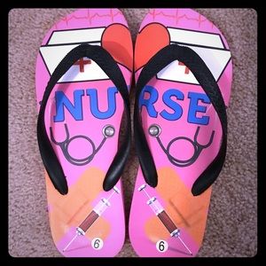 NWOT nurse flip flops size 6!